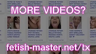 Japanese Asian Tongue Image = 'prety damned quick' Face Nose Licking Sucking Kissing Handjob Talisman - Everywhere at fetish-master&period;net